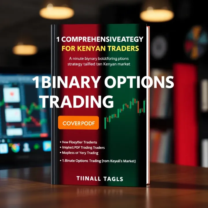 Cover page of a comprehensive PDF guide for binary options trading tailored to Kenyan market