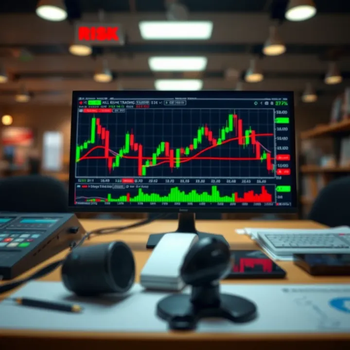 Visual representation of risk management tools including charts and protective measures