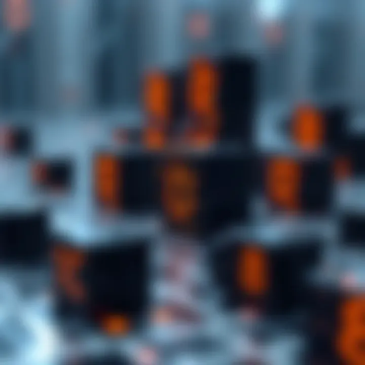 Visualization of binary blocks used in programming and digital communication frameworks