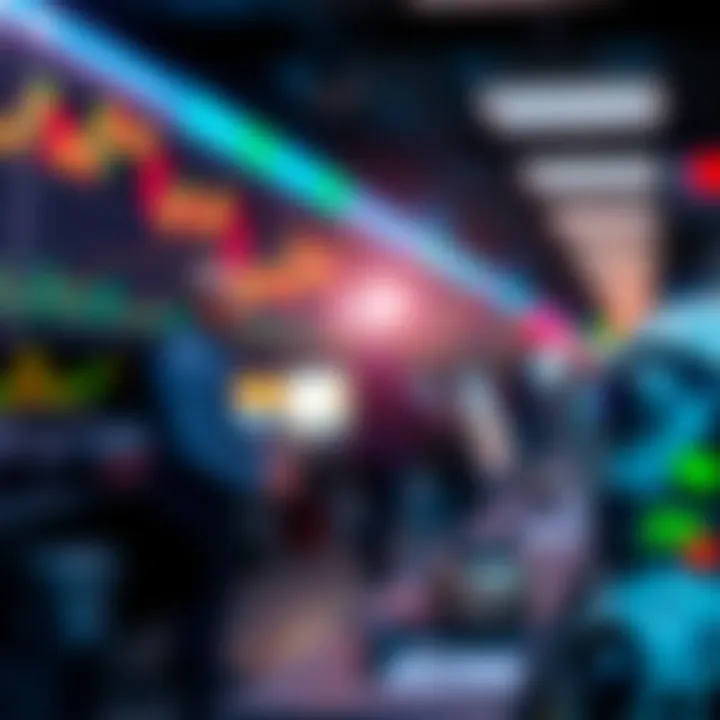 Conceptual graphic showing factors influencing selection of effective binary trading bot