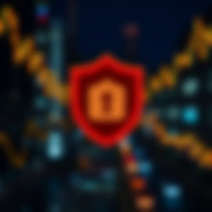 Illustration of a secure shield icon symbolizing regulation and protection in financial trading