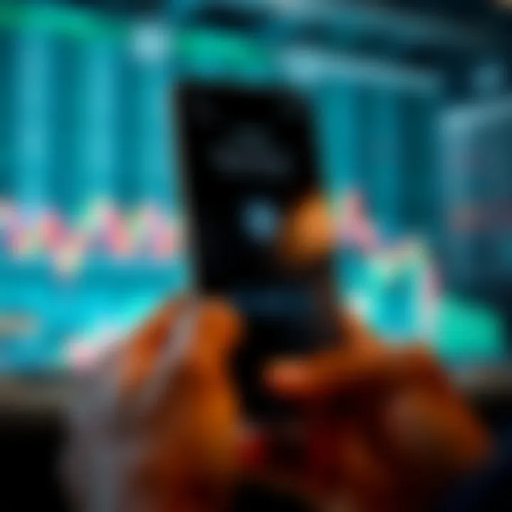 Secure smartphone login with biometric authentication for safe forex trading access