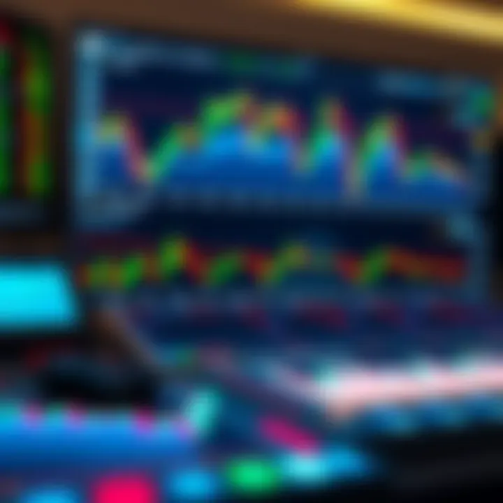 Dashboard displaying currency pairs and real-time forex charts on a trading platform