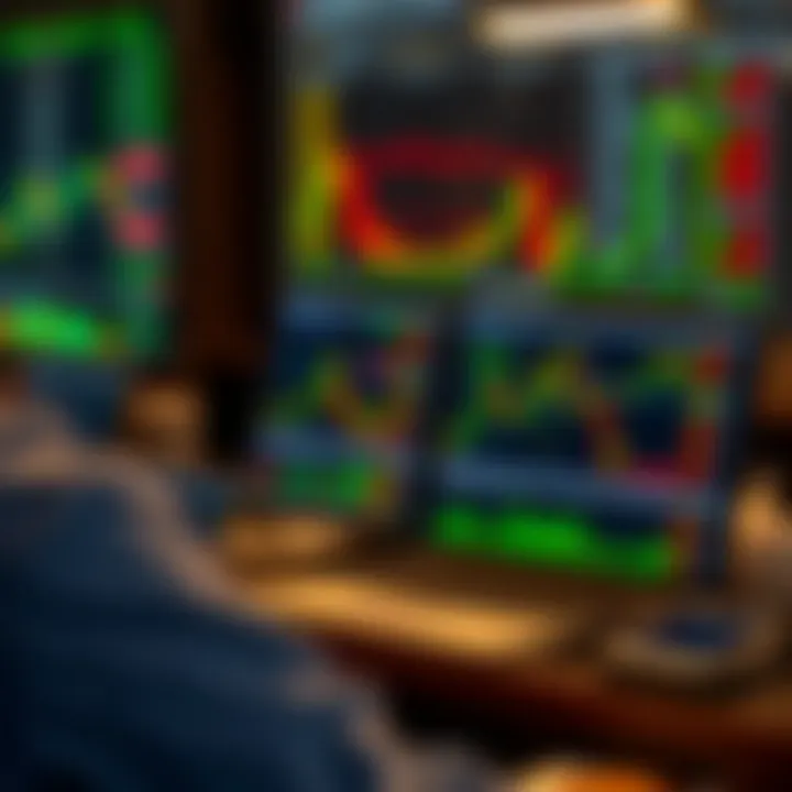 Visual representation of trading strategies and regulatory compliance in forex binary trading