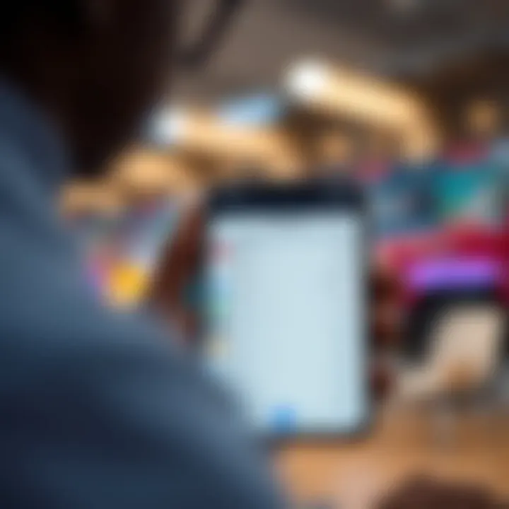 Mobile phone showing comparison of features in top forex trading platforms for Kenya