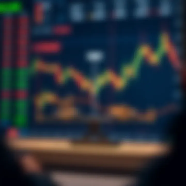 Chart showcasing risk and reward balance in forex binary options trading