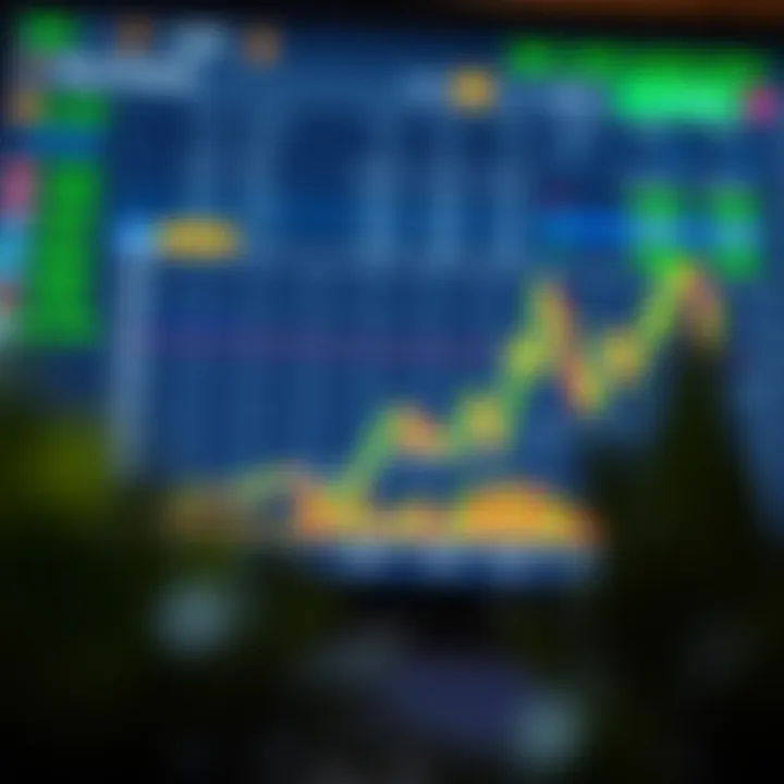 Graph showing potential risk versus reward in binary options and forex trading markets