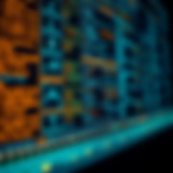 Visual representation showing secure management practices for binary logs in IT environments