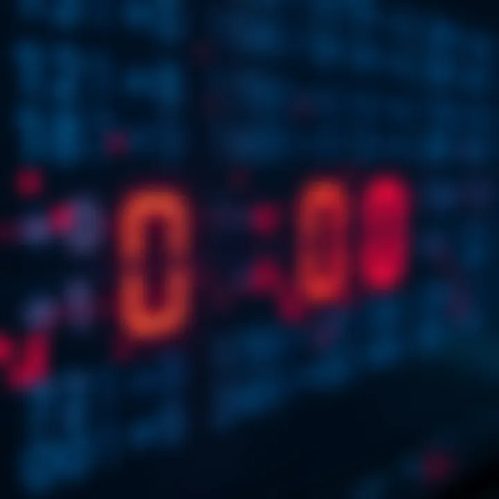 Visual representation of binary digits being added with carry over indicators