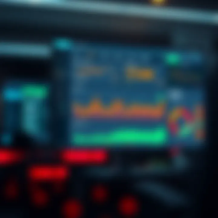 Dashboard displaying key metrics and charts for analyzing binary trading bot performance