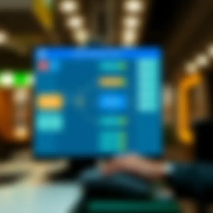 Diagram illustrating the flow of digital payments in a binary cashier system used in Kenya