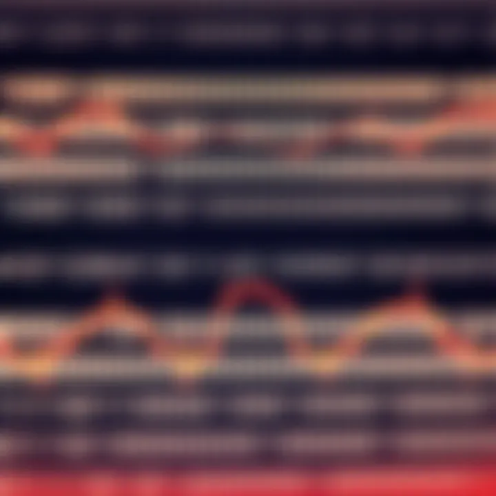 Graphic showing binary chart with rows of zeros and ones depicting data patterns