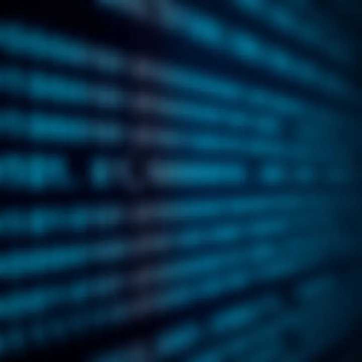 Diagram illustrating binary code representation of data using sequences of zeroes and ones