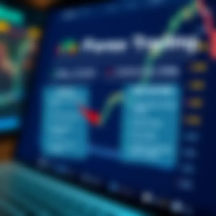 Diagram illustrating key differences between binary forex trading and traditional forex trading including payout structure and risk factors