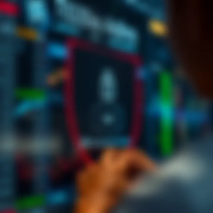 Secure login interface for binary options trading platform