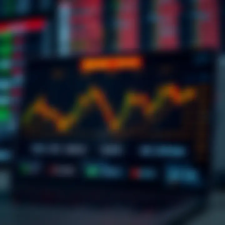Diagram illustrating the basic concept and mechanics of binary trading with charts and call and put options