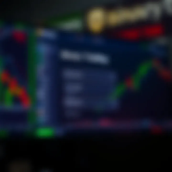 Secure login interface for a binary trading platform showing username and password fields