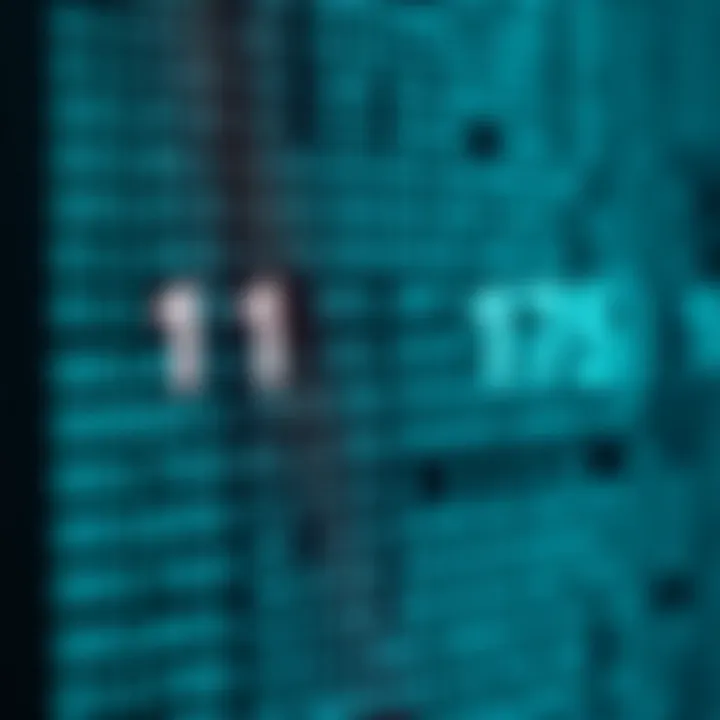 Example displaying binary code converting into decimal number with calculation explanation