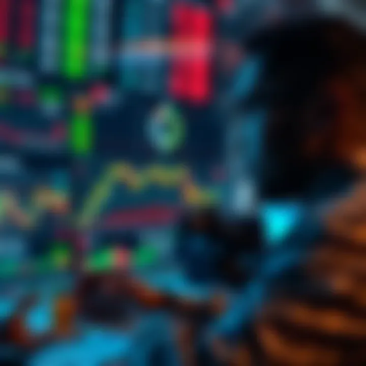 Analyzing Forex Signal Sources for Informed Trading Decisions Illustration of a trader analyzing multiple forex signal sources on a digital interface