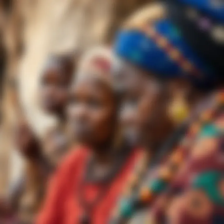 Cultural symbols intertwined with modern expressions of fluid identity in a Kenyan setting