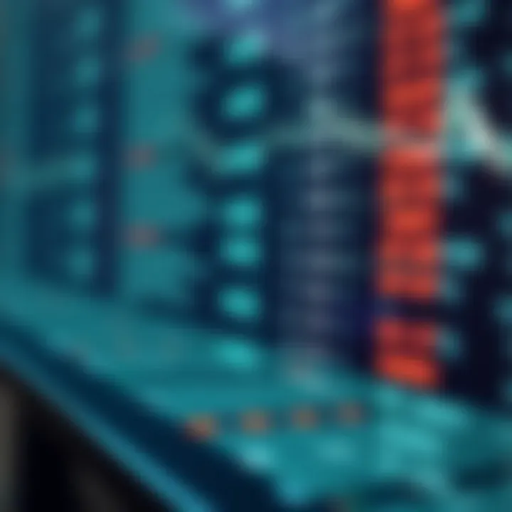 Diagram illustrating the binary search algorithm dividing a sorted list to locate a target value