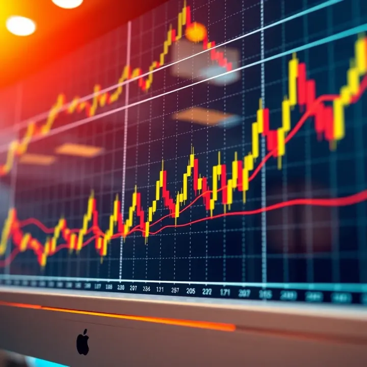 Chart displaying multiple bullish candlestick patterns indicating potential upward trends in a stock market graph