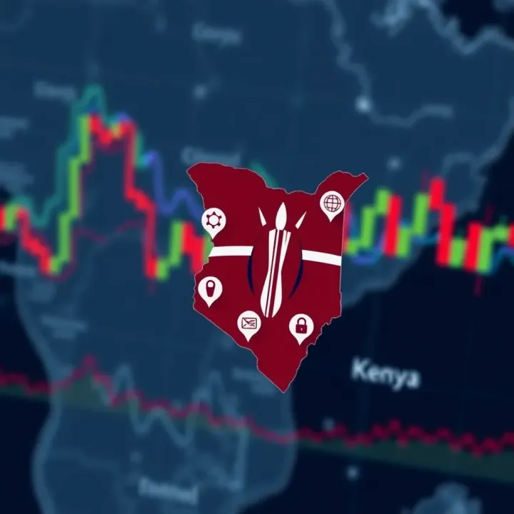 Key Local Considerations for Forex Trading in Kenya Map of Kenya highlighting regulatory compliance and secure payment methods icons