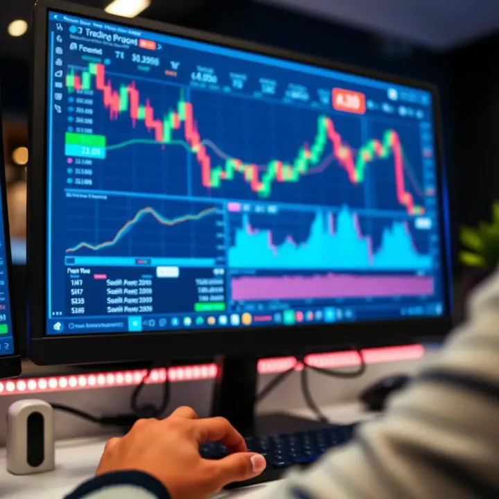 Key Trading Tools and Security Features in Forex Platforms User interface showcasing forex trading tools and security features on computer screen