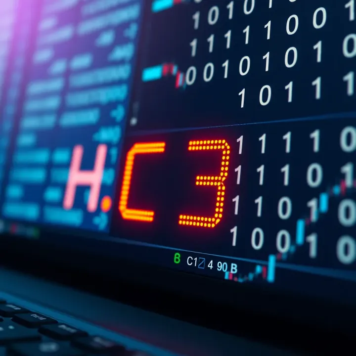 Visual comparison of hexadecimal and binary numeral systems highlighting their relationship