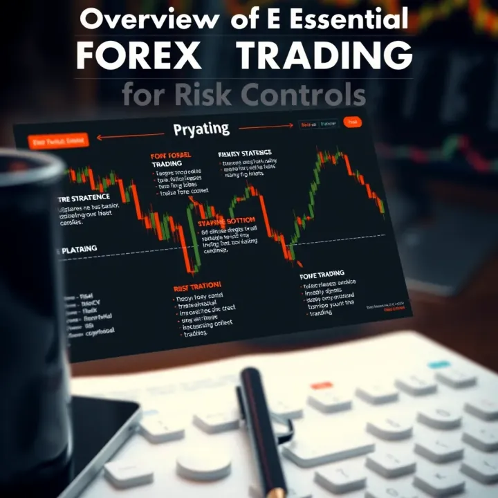 Diagram illustrating key forex trading strategies and risk management techniques