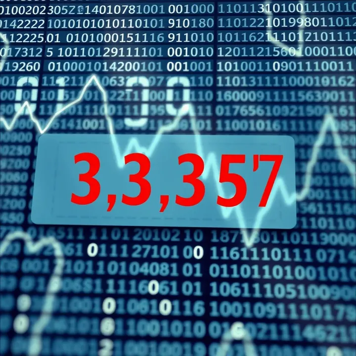 Illustration showing the conversion of the integer part of a decimal number into binary form using division by two method