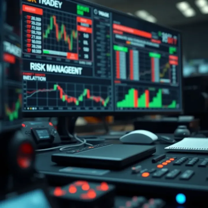 Utilizing Technology to Enhance Risk Management Strategies Technology enhancing risk management with digital interfaces and data visualization
