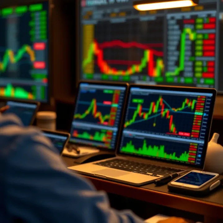 Visual representation of trading strategies and regulatory compliance in forex binary trading