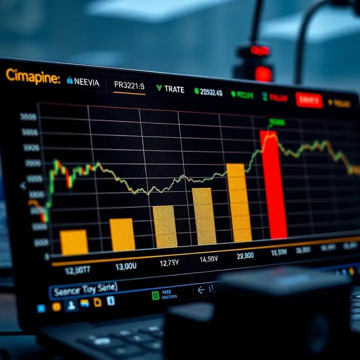 Graph illustrating variation in forex trading capital requirements across different brokers