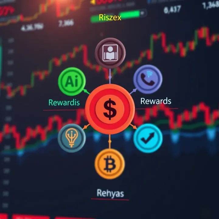 Diagram showing risks, rewards, and regulatory factors for forex trading and binary options in Kenya