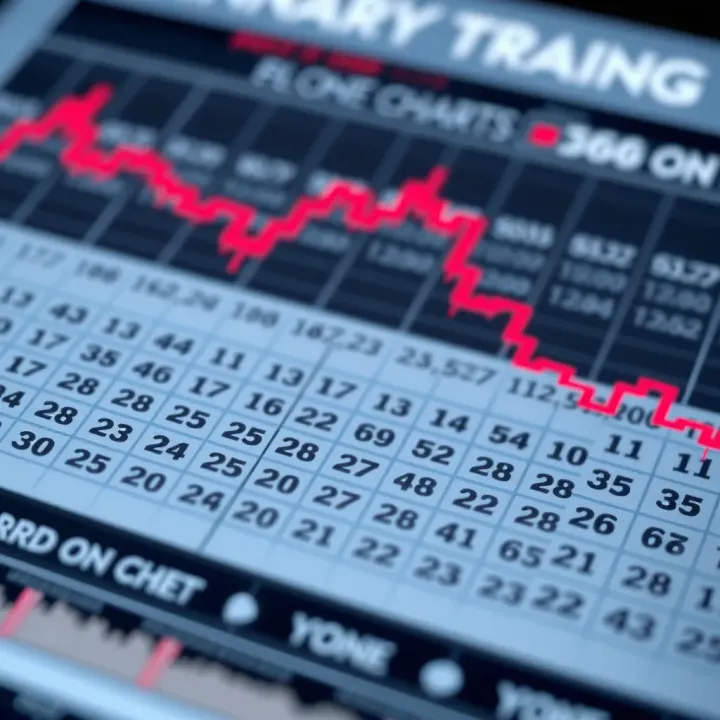 Detailed binary chart showing binary digits and their decimal equivalents