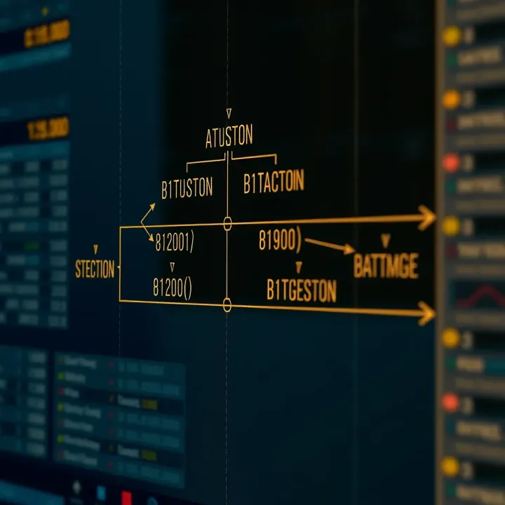 Flowchart showing algorithmic steps in binary division for computing systems