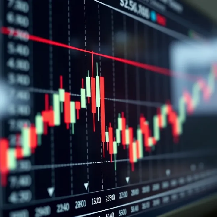 Detailed candlestick chart showcasing bullish and bearish signals in forex trading