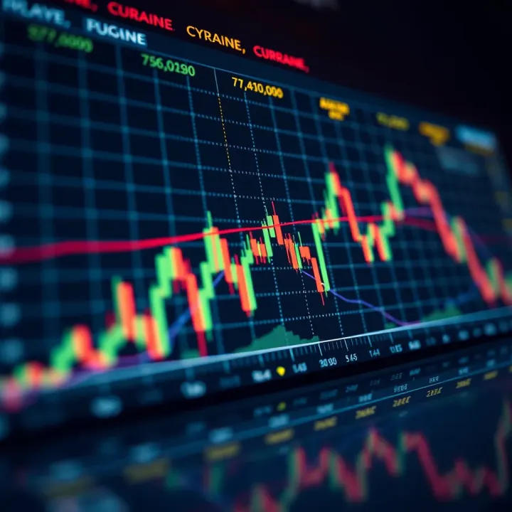 Currency Value Fluctuations and Market Trends in Forex Trading Graph showing currency value fluctuations illustrating forex market trends and trading opportunities