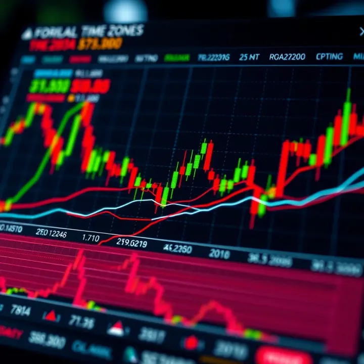 Chart depicting overlapping forex trading sessions with emphasis on optimal trading periods for Kenya