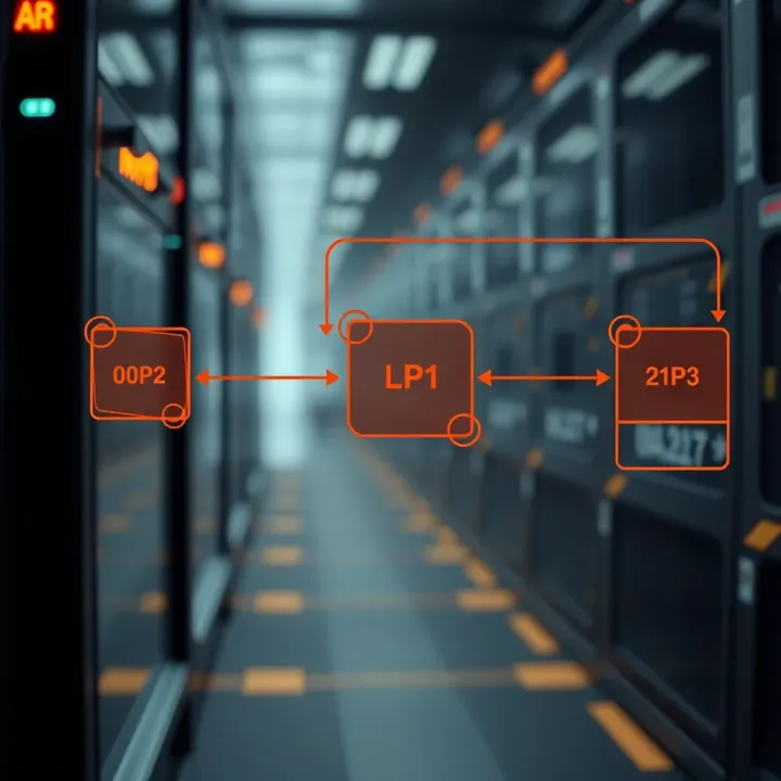 Detailed diagram illustrating the flow of Label Distribution Protocol data within a network