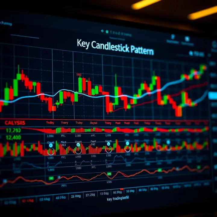 Illustration of various candlestick patterns used in financial market analysis