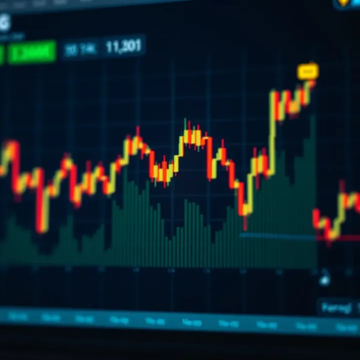 Graph showing currency exchange rate fluctuations impacting forex profits