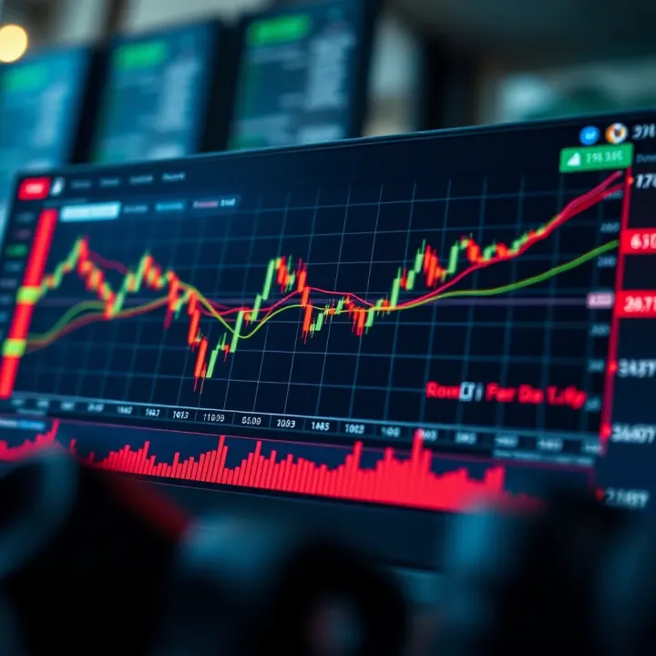 Chart illustrating risk management techniques in forex trading for Kenyan traders